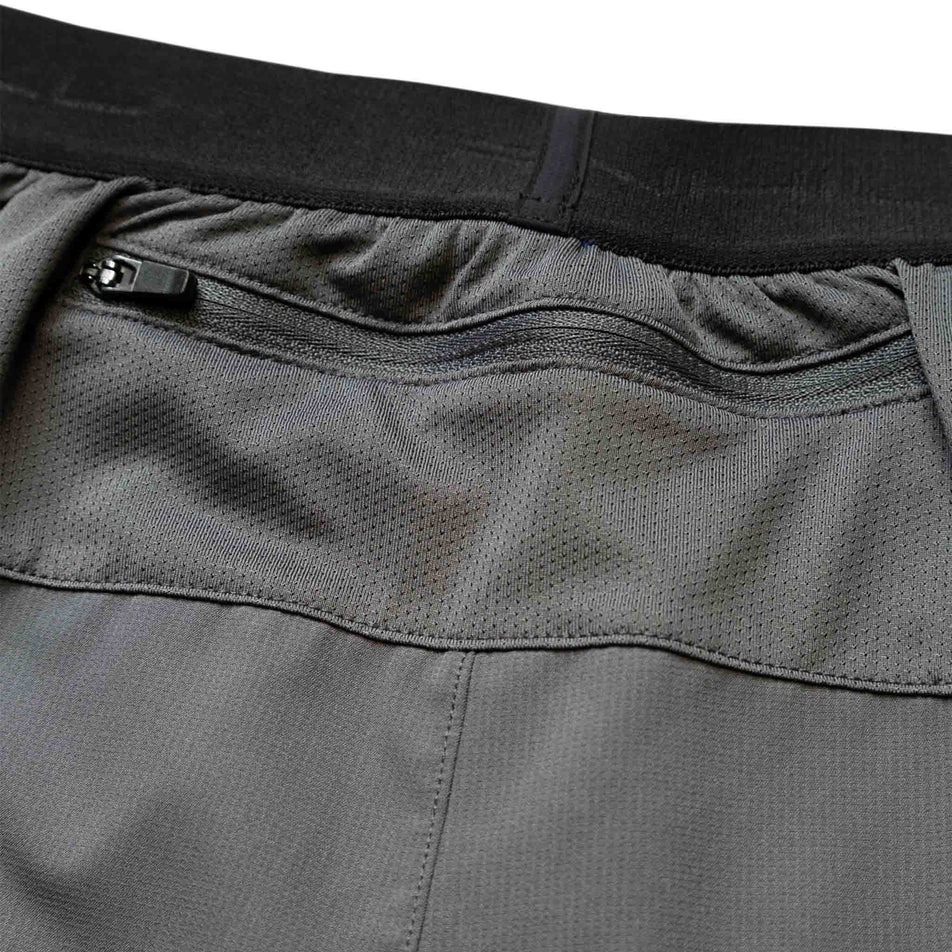 Close-up of the back zip pocket on the Ronhill Men's Tech 5
