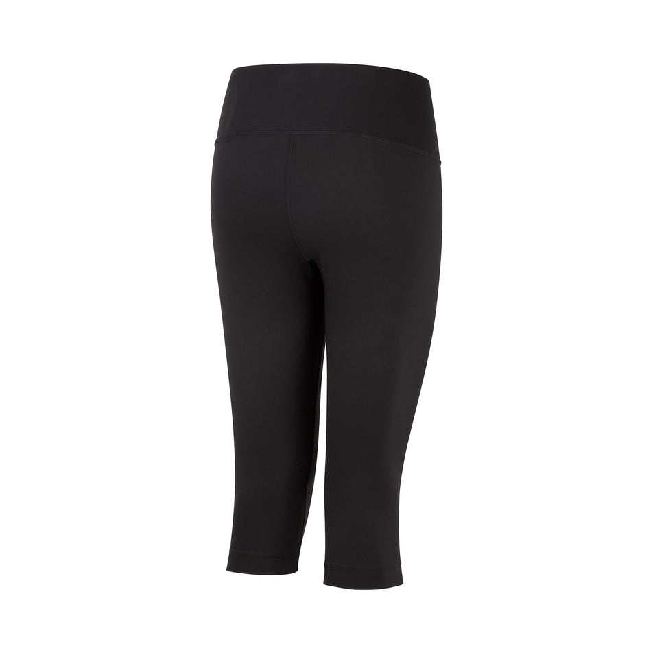The back of the Ronhill Women's Core Capri in the All Black colourway. (8583550238882)