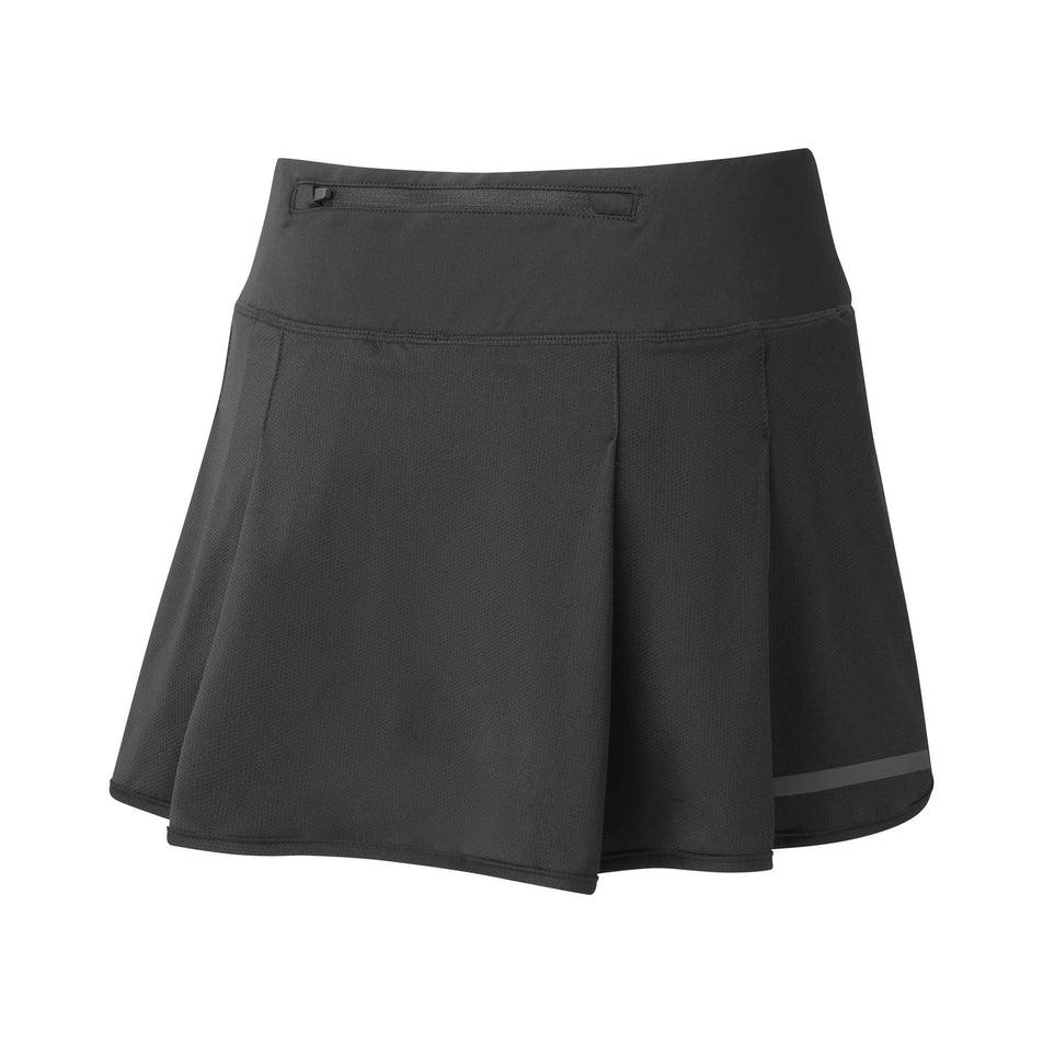 Back view of the Ronhill Women's Tech Skort in the All Black colourway (8159331942562)
