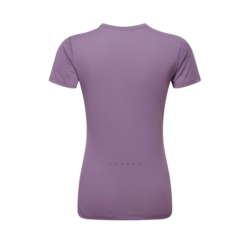 Back view of the Ronhill Women's Core S/S Tee in the Dark Iris/Iris colourway. (8742763626658)