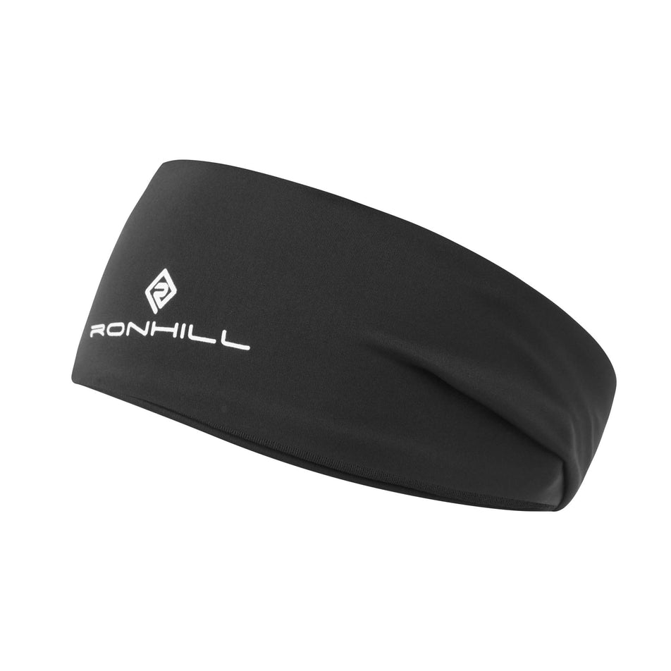 A Ronhill Unisex Reversible Headband in the All Black colourway (8160978927778)