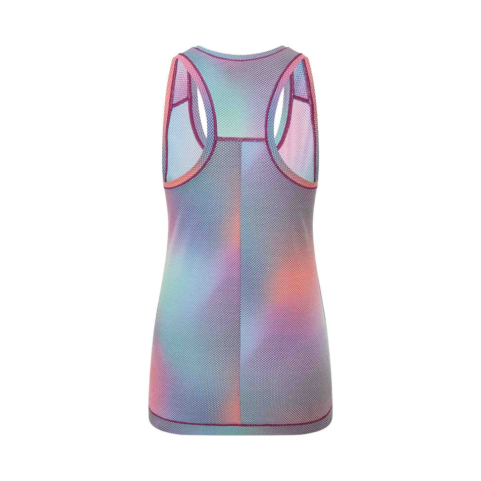Back view of the Ronhill Women's Tech Golden Hour Vest in the Aurora Glow colourway. (8564966031522)