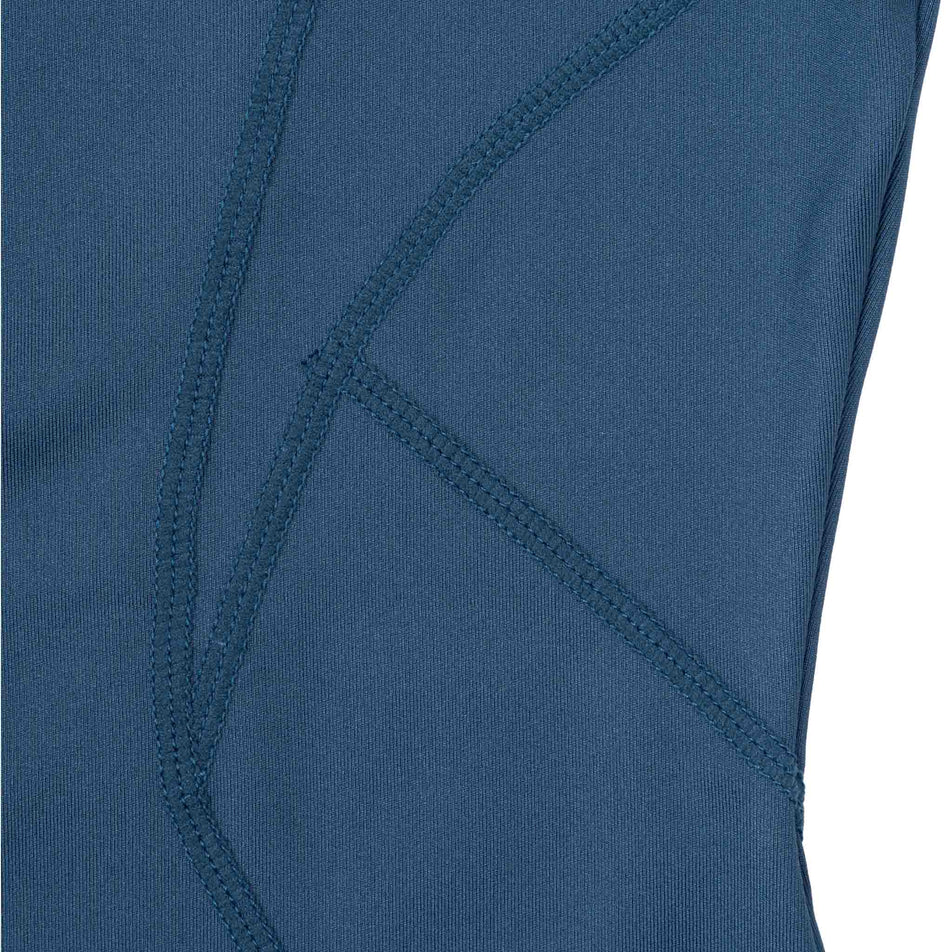Close-up view of the fabric of the Ronhill Women's Tech Contour Jacket in the Evening Haze colourway.