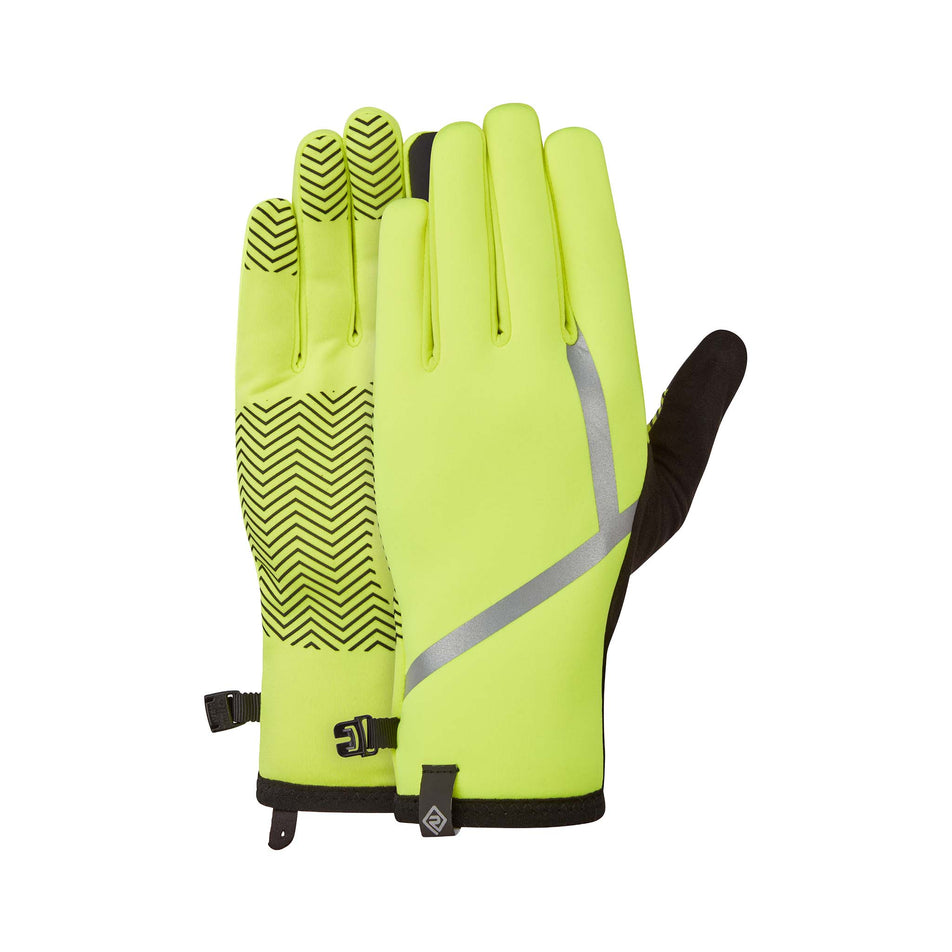 A pair of Ronhill Unisex Wind-Block Glove in the Fluo Yellow colourway. (8749253329058)