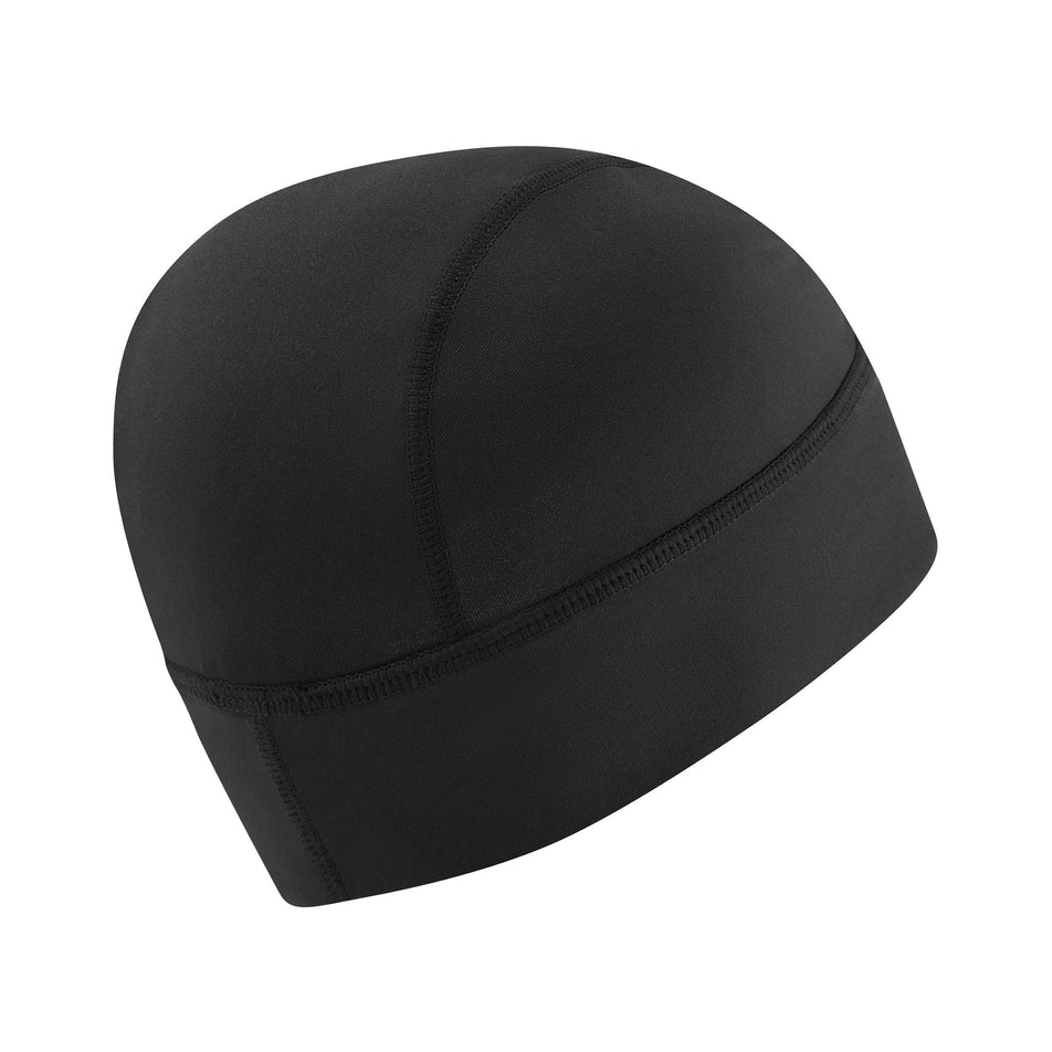 Back view of the Ronhill Unisex Classic Beanie in the All Black colourway. (8749275971746)