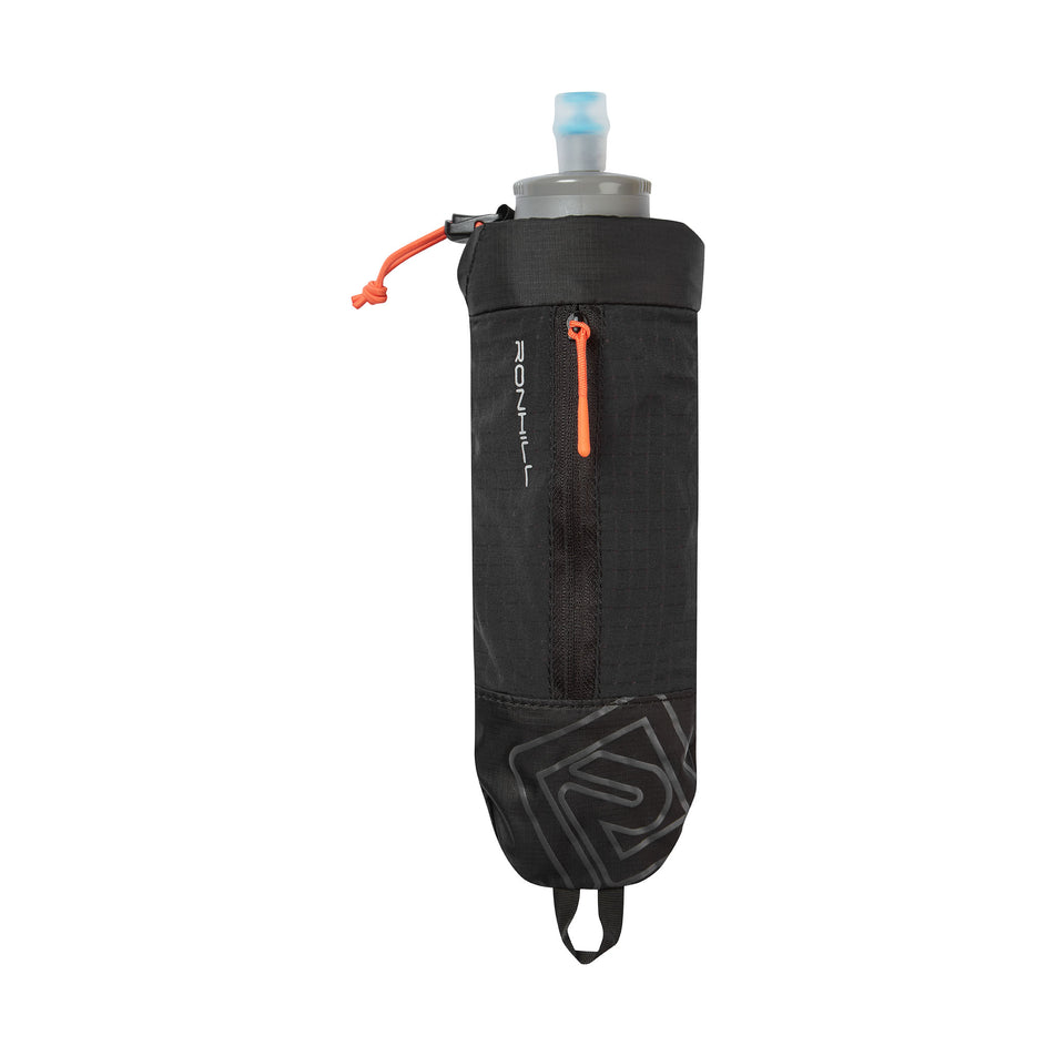 The Ronhill SoftFlask with Sleeve in the Black/Ronhill Red colourway.