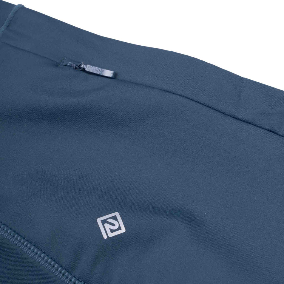 The back zip pocket on the Ronhill Women's Tech Contour Tight in the Evening Haze colourway.