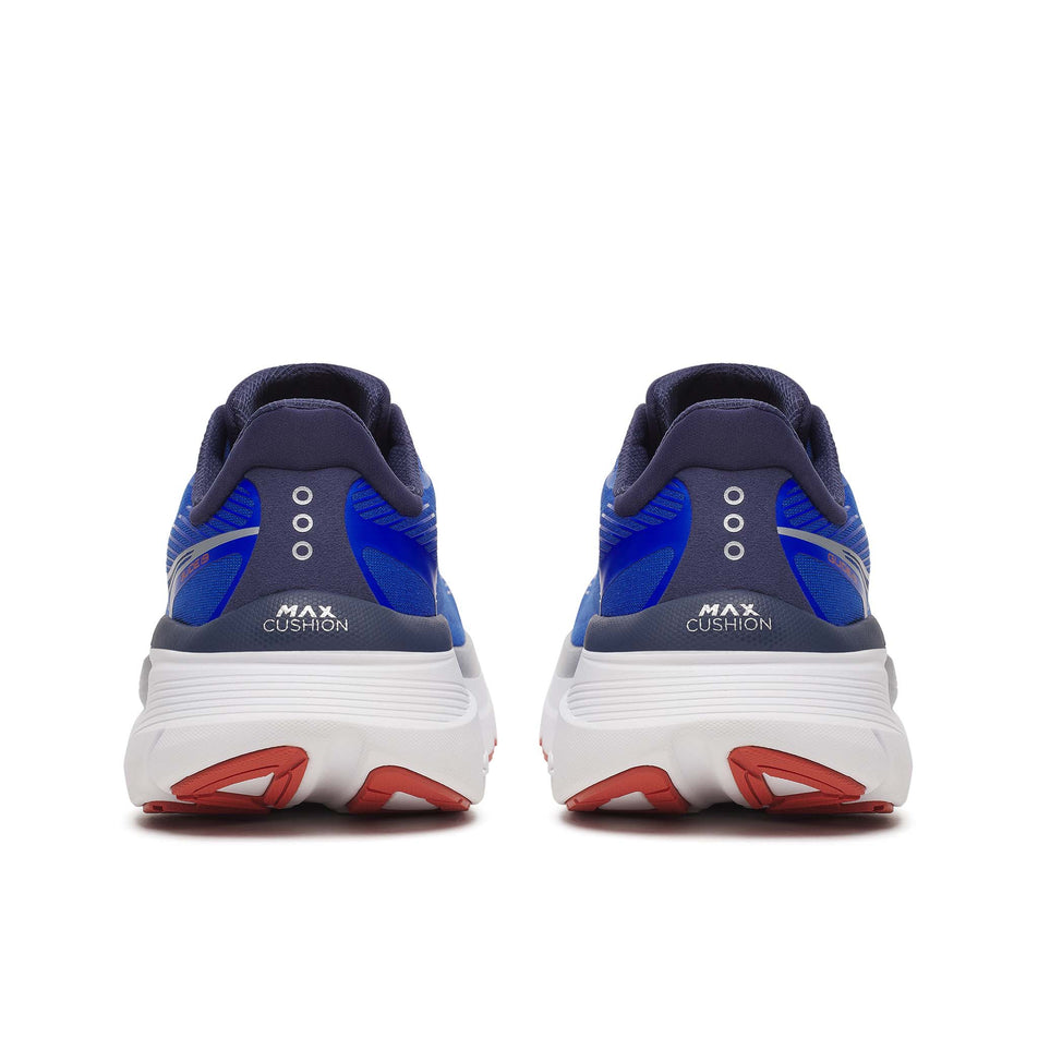 The back of a pair of Saucony Men's Guide 19 Running Shoes in the Lapis/Naval colourway.