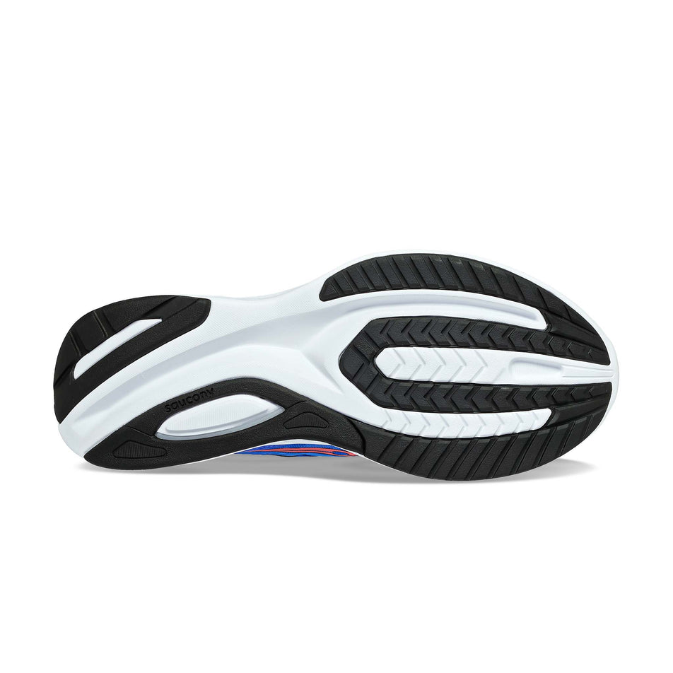 Outsole of the right shoe from a pair of Saucony Women's Guide 16 Running Shoes in the Bluelight/Black colourway (7996821602466)
