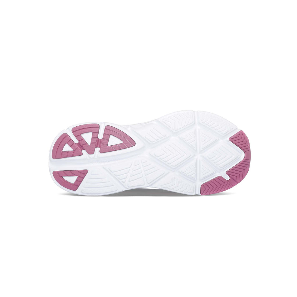 Outsole of the right shoe from a pair of Saucony Women's Guide 17 Running Shoes in the Navy/Orchid colourway (8144932896930)