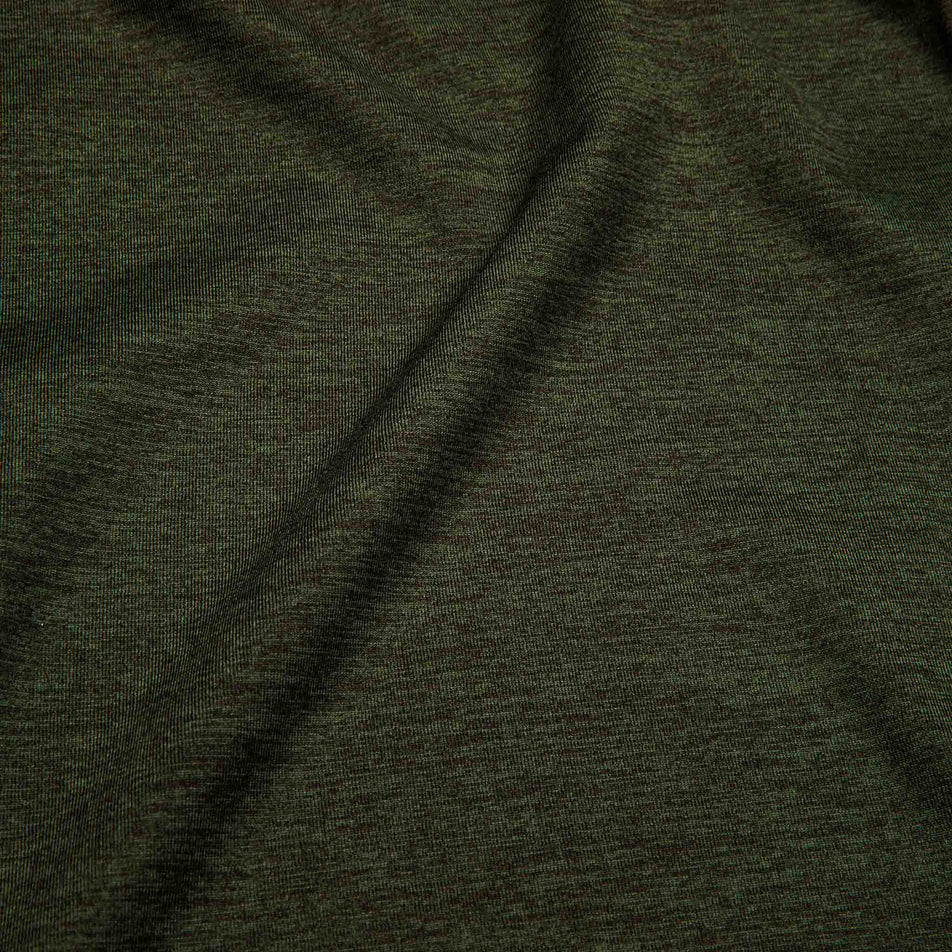 Close-up view of the fabric of the SAYSKY Men's Clean Pace T-Shirt in the Green colourway.