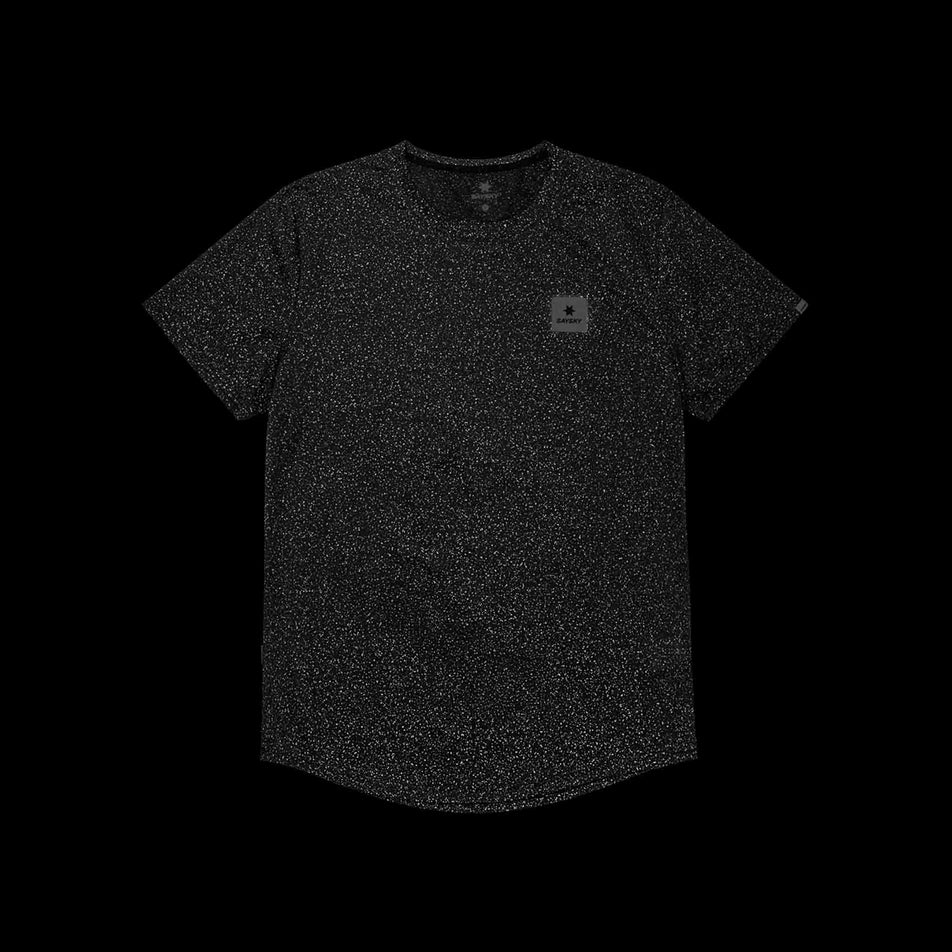The reflective graphic on the SAYSKY Men's Universe Combat T-Shirt in the Purple Universe colourway.