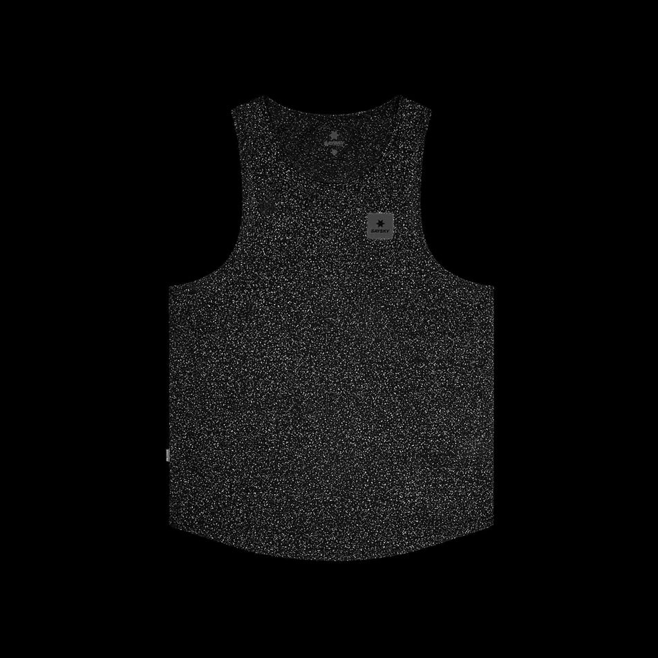 The reflective graphic on the SAYSKY Men's Universe Combat Singlet in the Black Universe colourway.