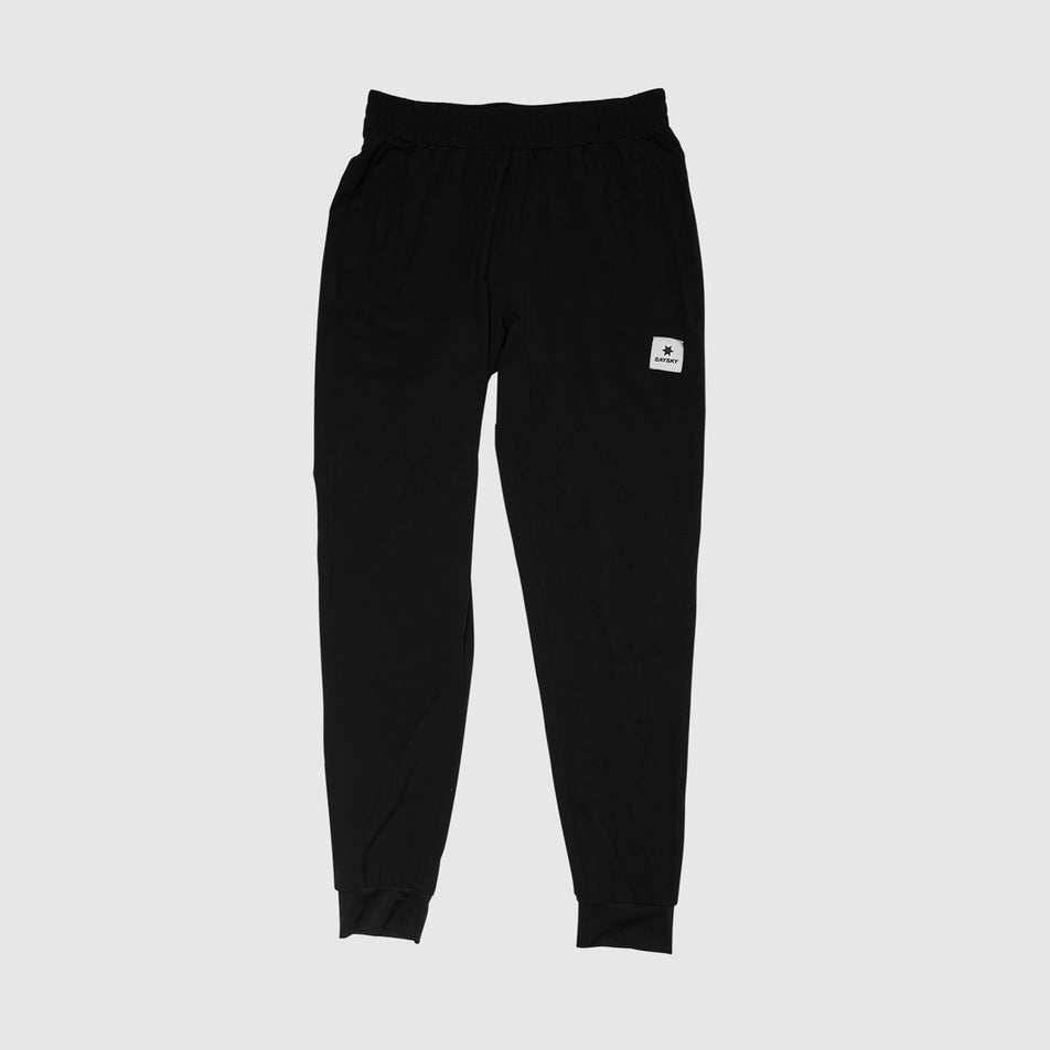 Front view of the SAYSKY Unisex Pace Pants in the Black-26 colourway.