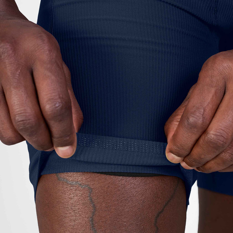 Close-up view of the gripper on the inside of the SAYSKY Men's Combat+ Rib Short Tights 8