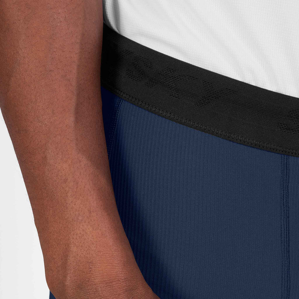 Close-up view of the waistband on the SAYSKY Men's Combat+ Rib Short Tights 8