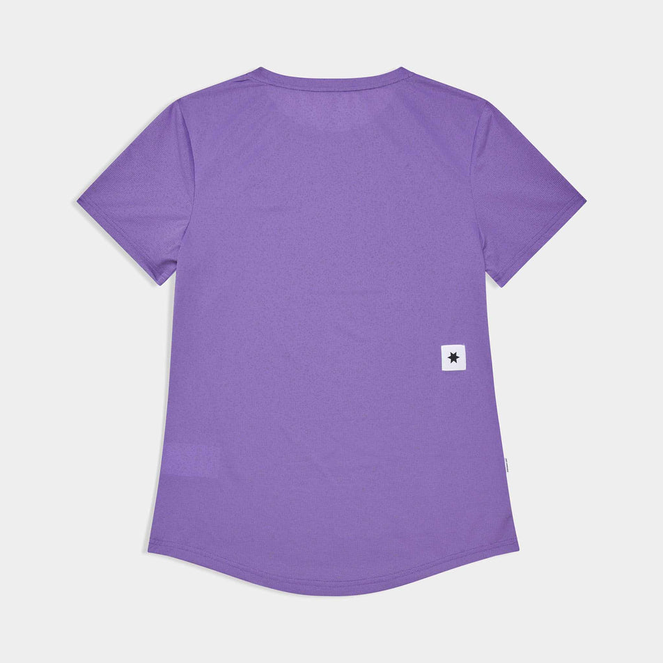 Back view of the SAYSKY Women's Universe Combat T-Shirt in the Purple Universe colourway.