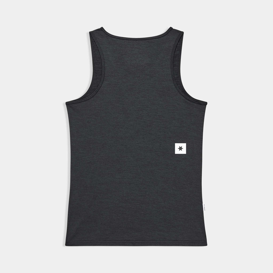 Back view of the SAYSKY Women's Logo Pace Top in the Black colourway.