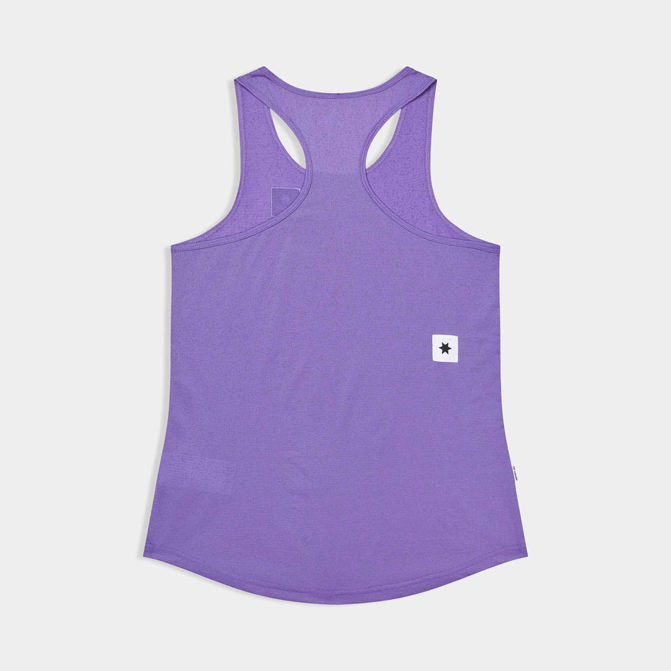 Back view of the SAYSKY Women's Universe Combat Singlet in the Purple Universe colourway.