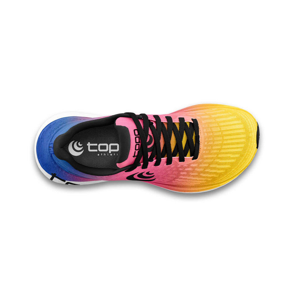 The upper of the right shoe from a pair of Topo Athletic Women's Specter 2 Running Shoes in the Purple/Black colourway. (8746037510306)
