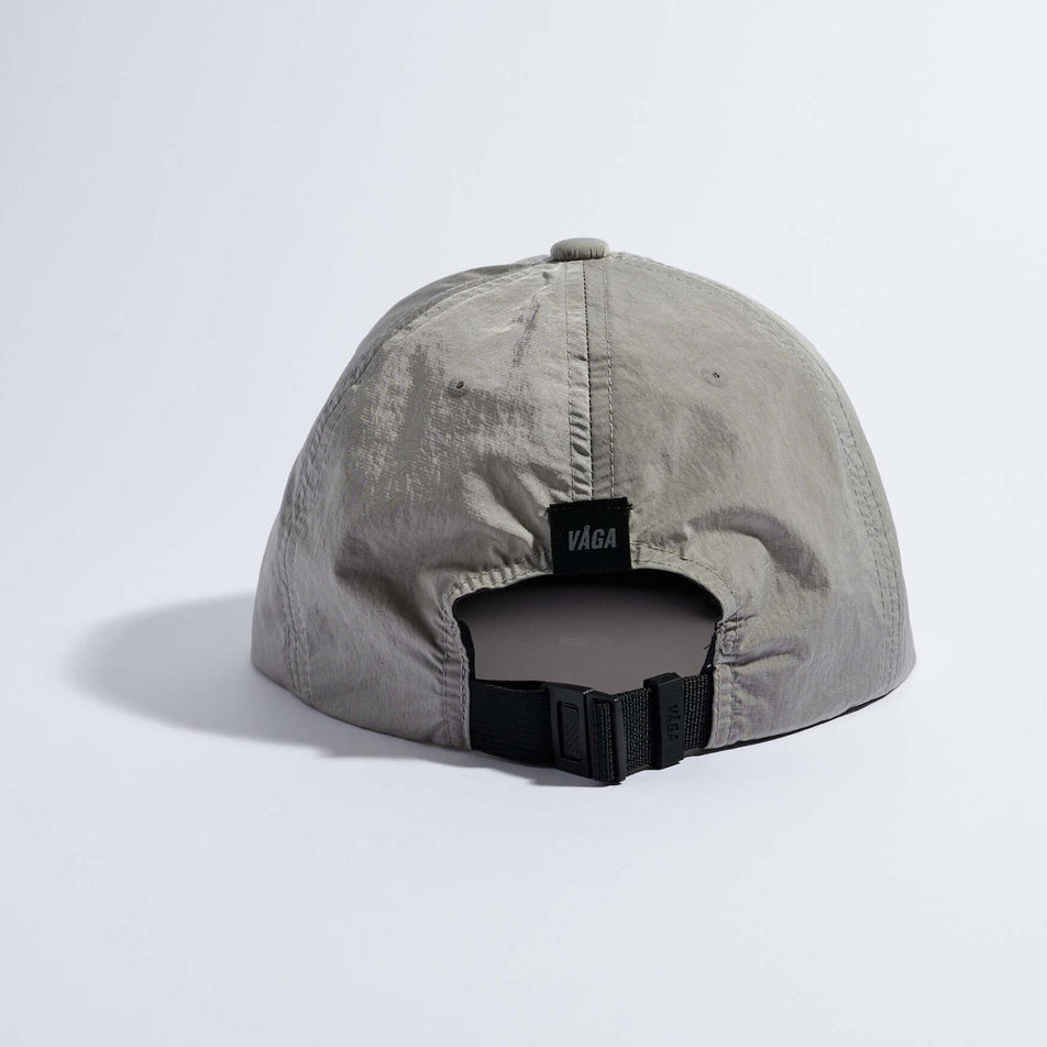 Back view of the VAGA Unisex Drift Cap in the Mid Grey colourway.