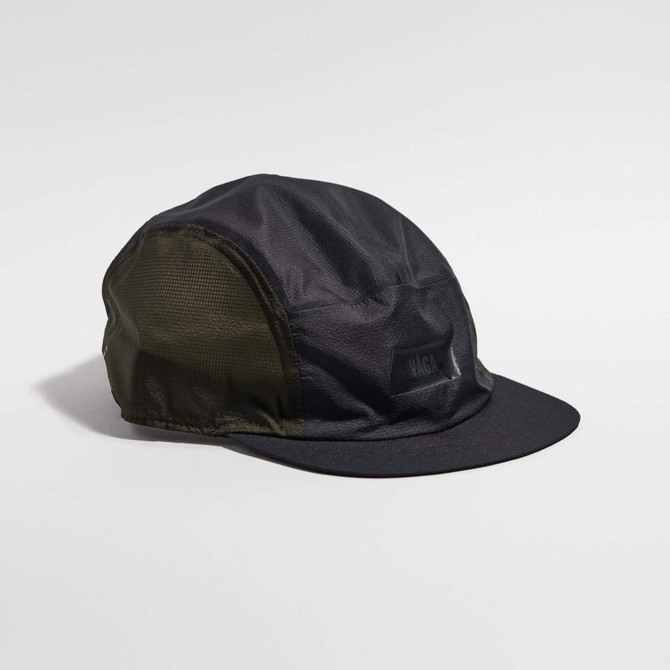 Lateral view of the VAGA Unisex Featherlight Cap in the Charcoal colourway.