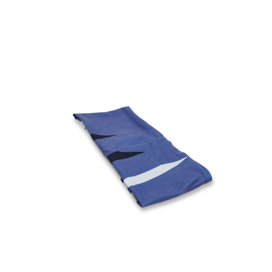 Back of a VAGA Unisex Club Headband in the Postal Blue/Pastel Blue/Navy Blue colourway (8385440350370)