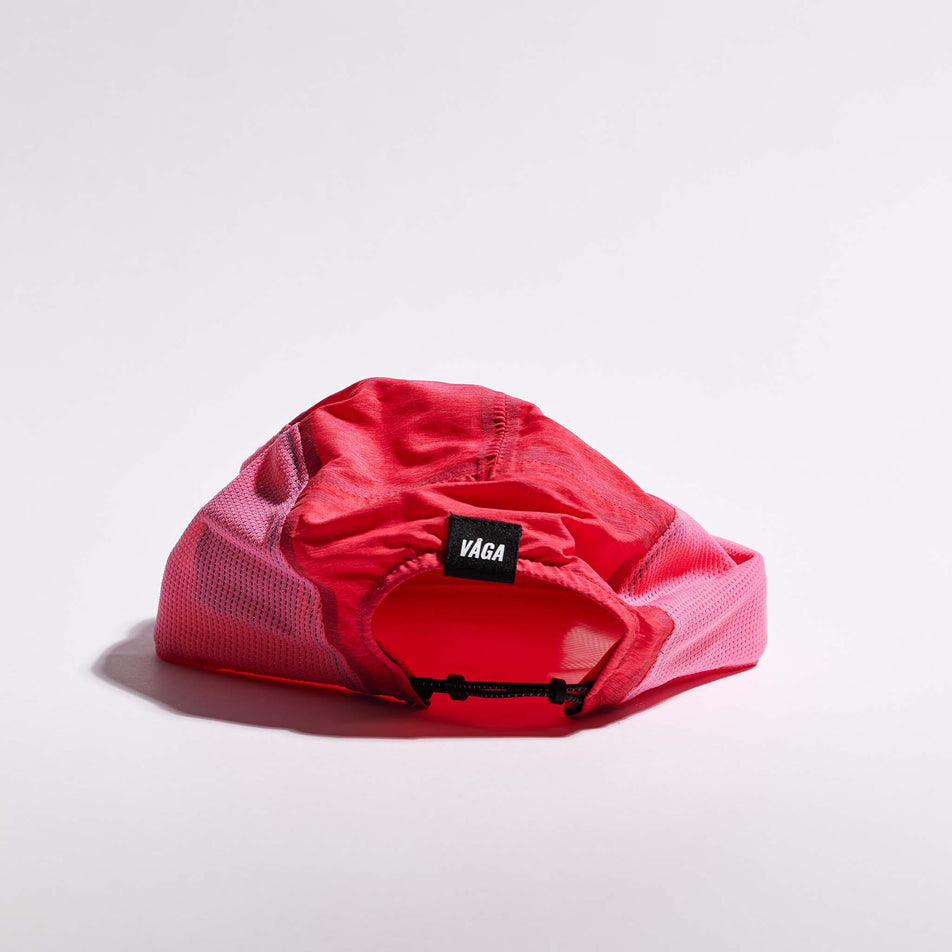 Back view of the VÅGA Unisex Mesh Flex Cap in the Dark Pink/Pink colourway.