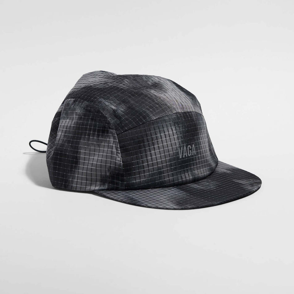 Lateral view of the VAGA Unisex Night Club Cap in the Black/Grey colourway.