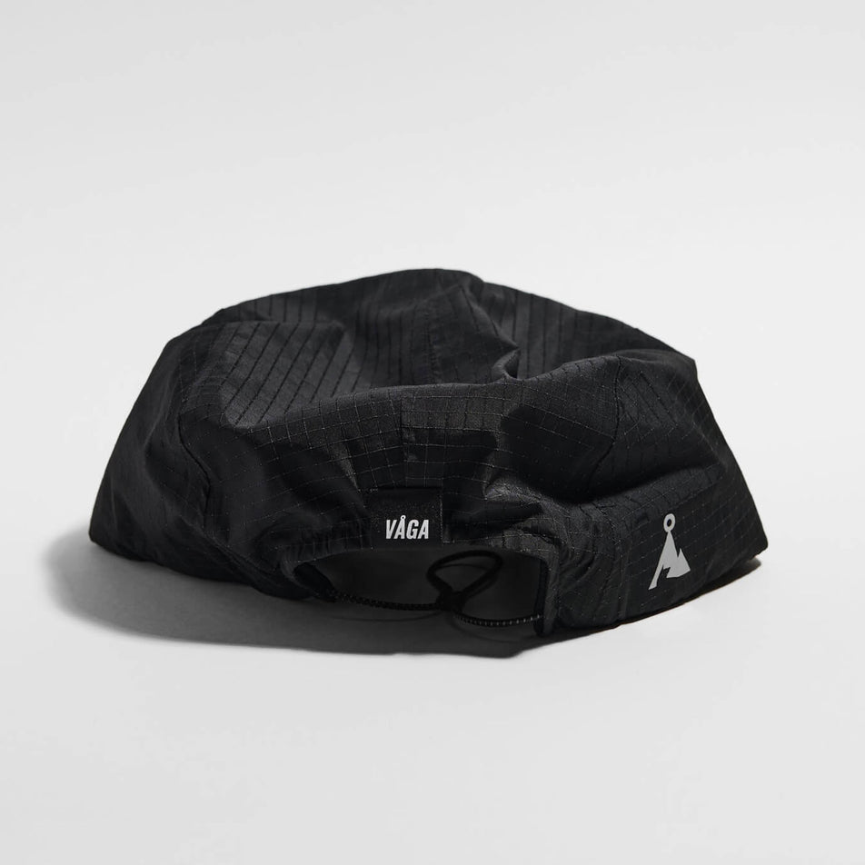Back view of the VAGA Unisex Night Club Cap in the Black colourway.