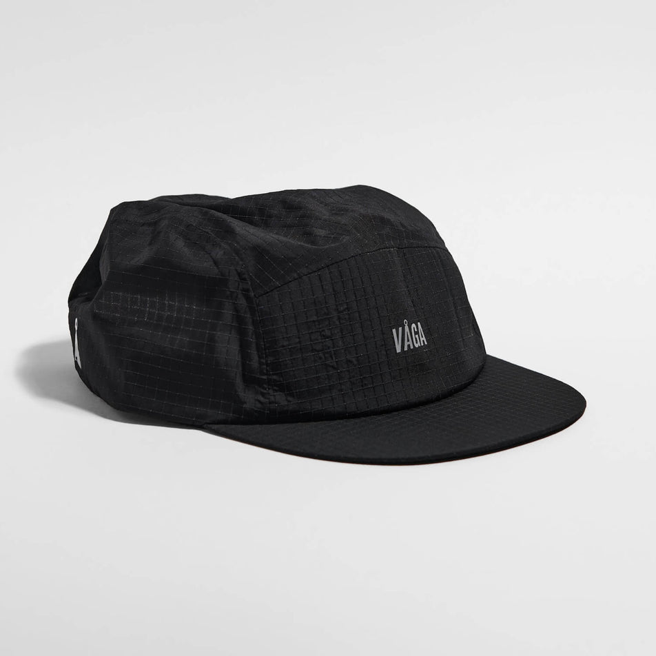 Lateral view of the VAGA Unisex Night Club Cap in the Black colourway.