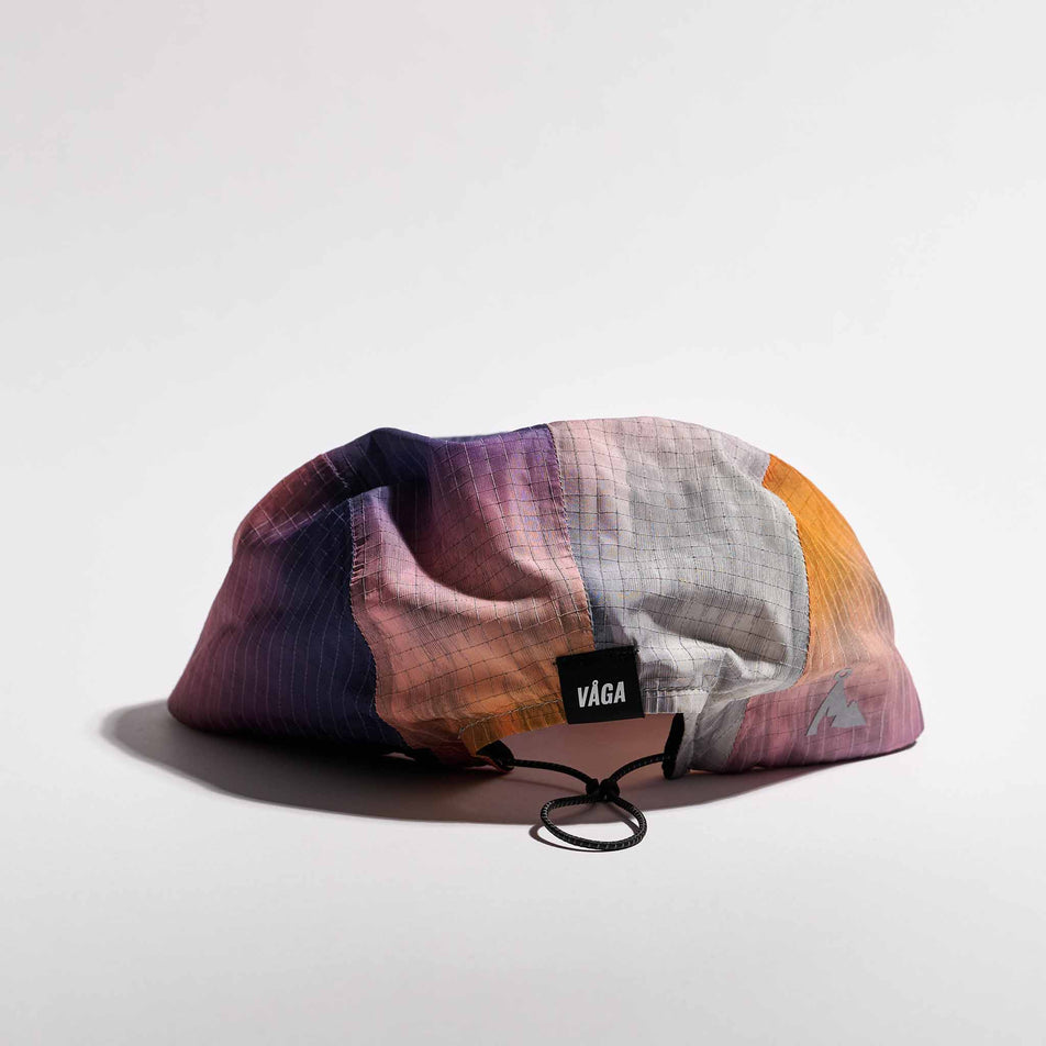 Back view of the VÅGA Unisex Night Club Cap 2.0 in the Sunset colourway.