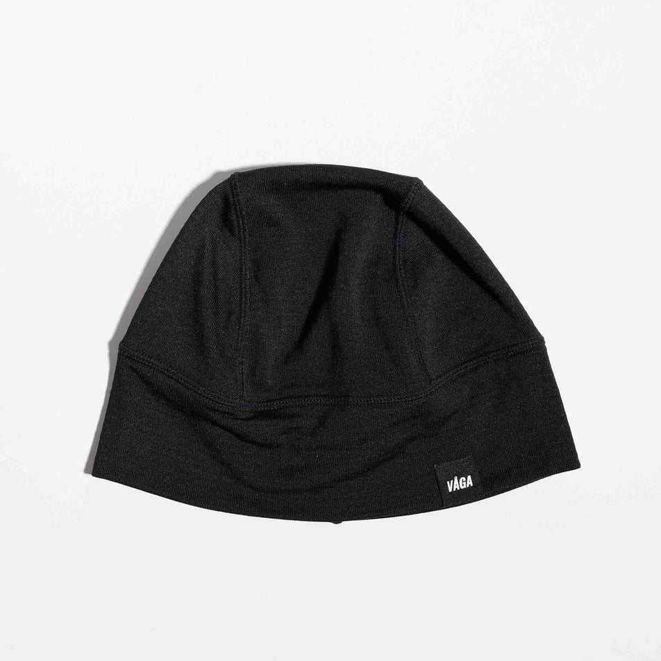 The VAGA Unisex Summit Performance Skull Cap in the Black colourway.