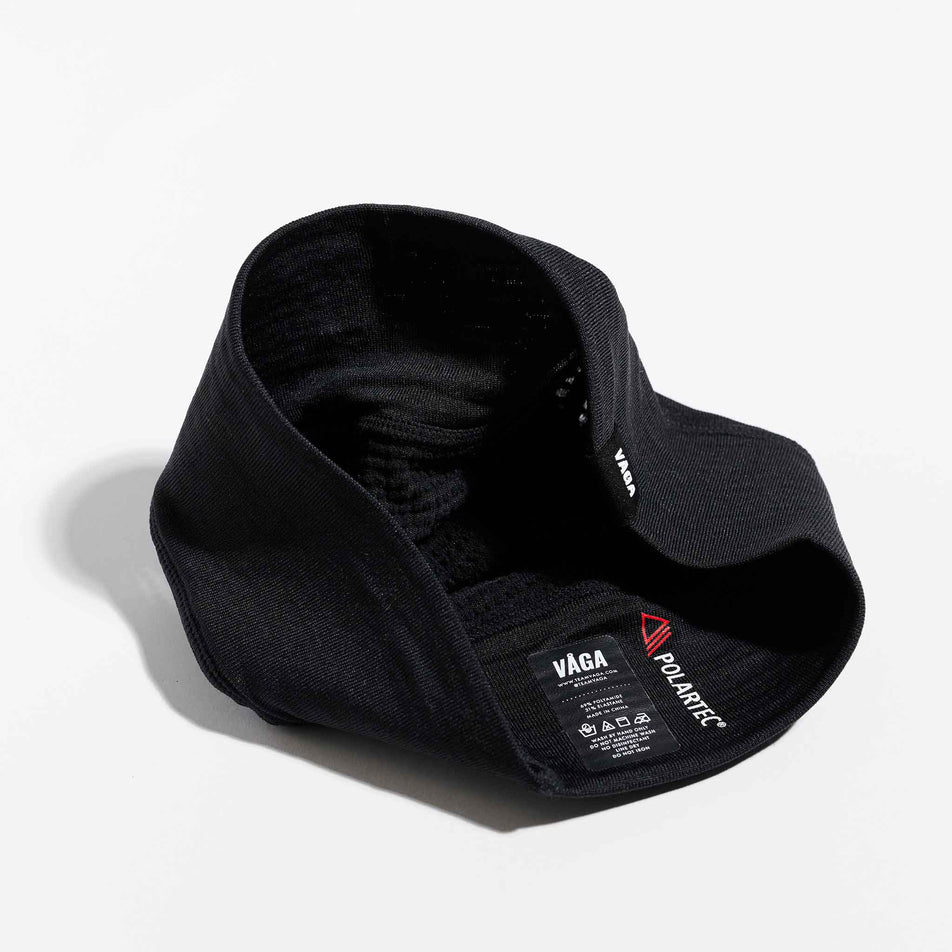 The VAGA Unisex Summit Performance Skull Cap in the Black colourway.