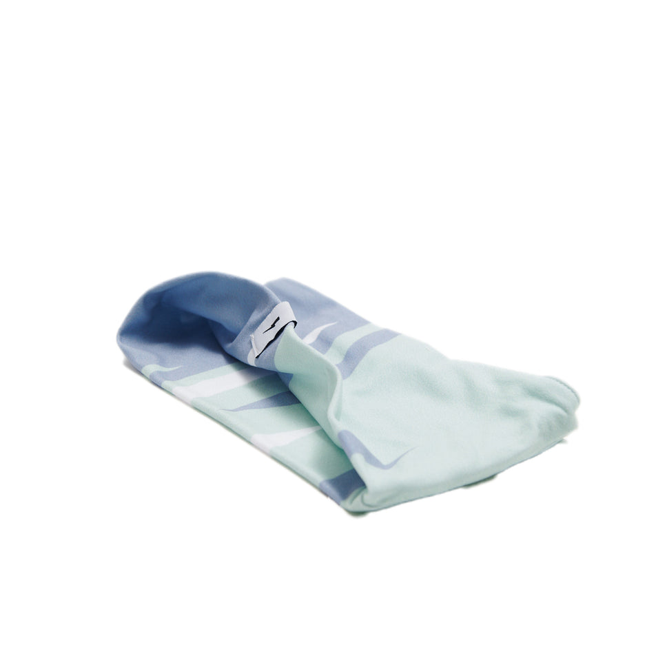 A VÅGA Unisex Club Headband in the Aqua/Pastel Blue/White colourway (8596216971426)