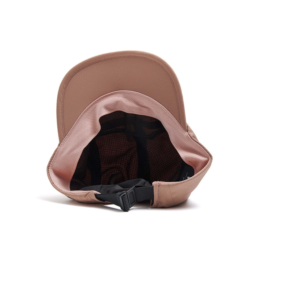 The underside of a VÅGA Unisex Fell Cap 2.0 in the Dusty Pink colourway. (8596252459170)