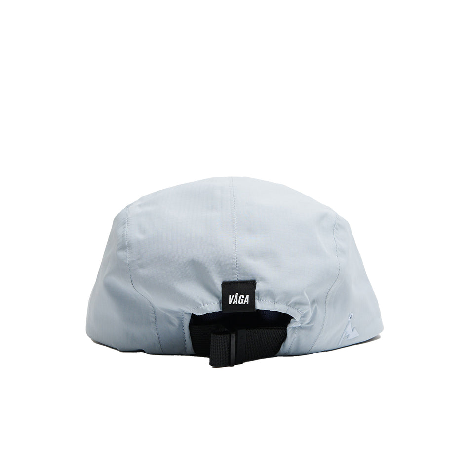 Back view of a VÅGA Unisex Fell Cap 2.0 in the Pastel Blue colourway (8684919521442)