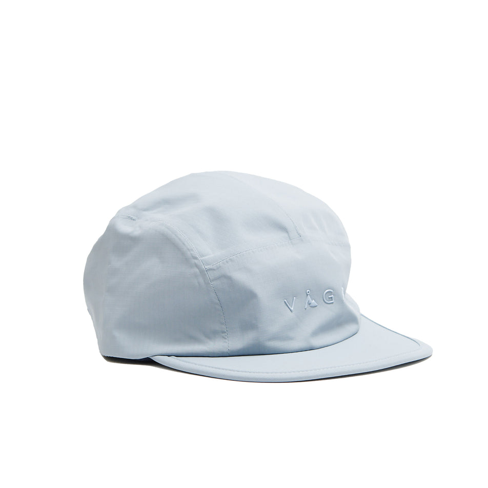 Front view of a VÅGA Unisex Fell Cap 2.0 in the Pastel Blue colourway (8684919521442)