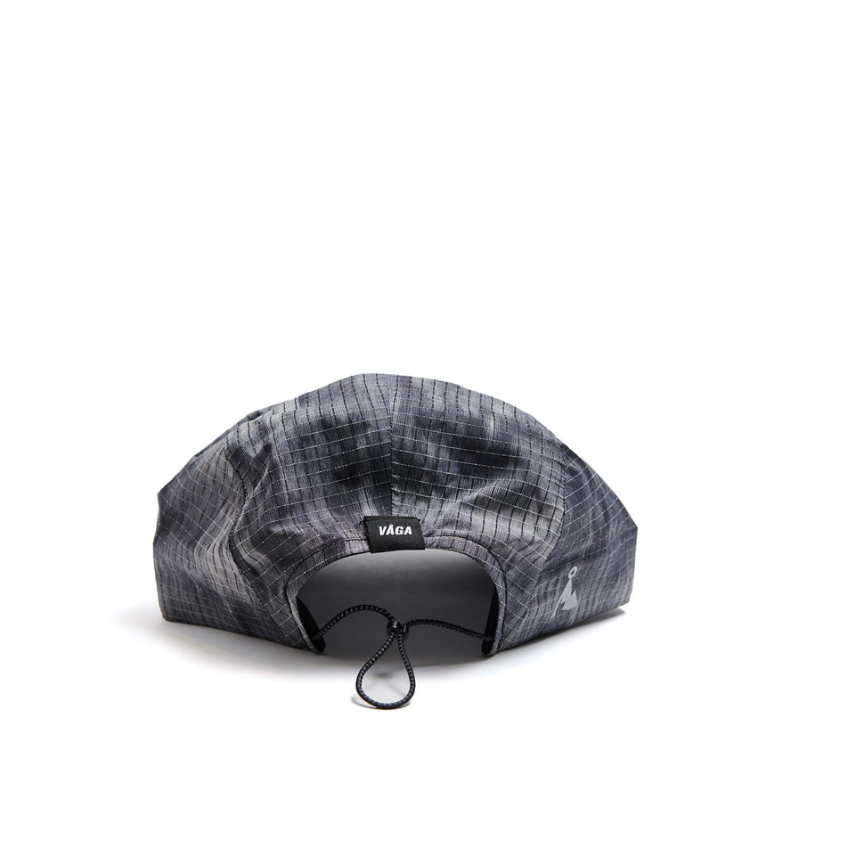 The back of a VÅGA Unisex Night Club Cap 2.0 in the Black/Grey colourway. (8596266680482)