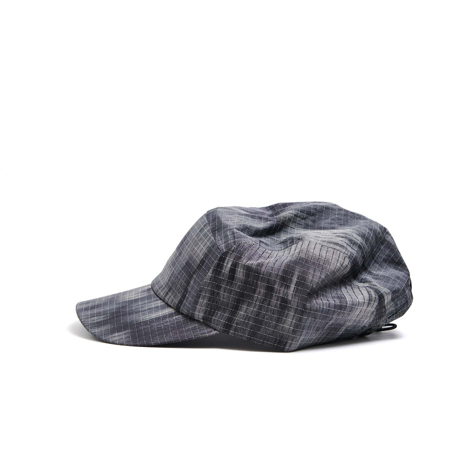 The left-side of a VÅGA Unisex Night Club Cap 2.0 in the Black/Grey colourway. (8596266680482)