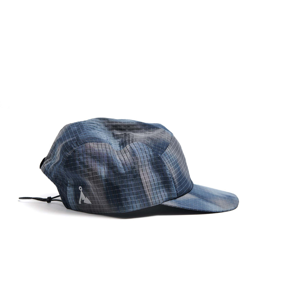 The right-side of a VÅGA Unisex Night Club Cap 2.0 in the Navy Blue/Taupe colourway. (8596338606242)