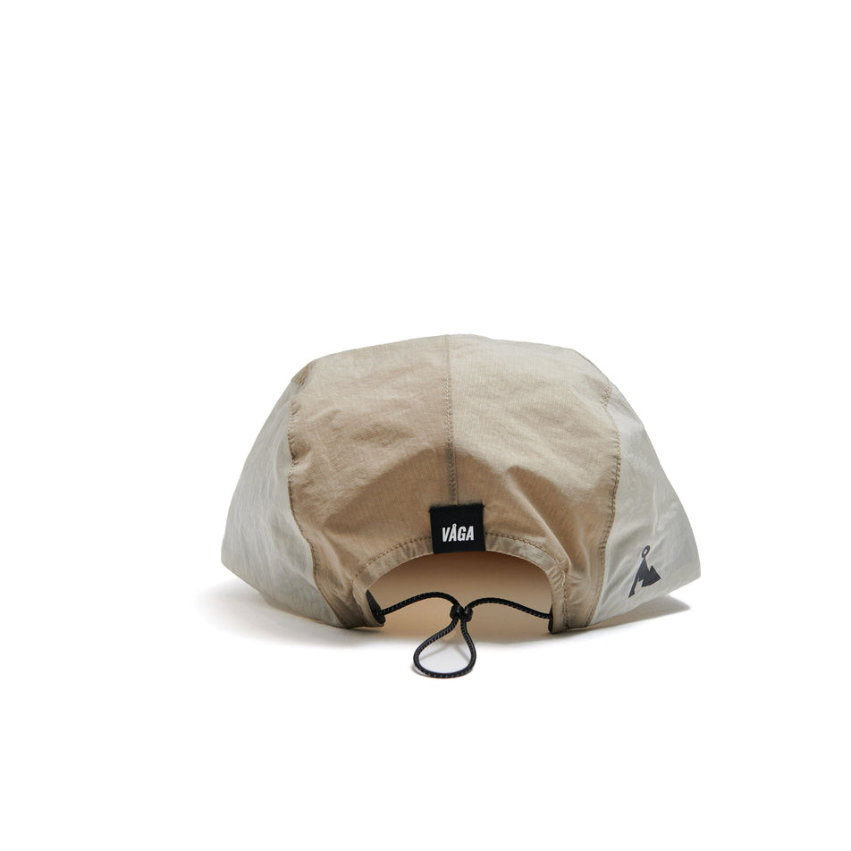 The back of a VAGA Unisex Pacer Cap in the Burnt Yellow/Taupe colourway. (8596344864930)