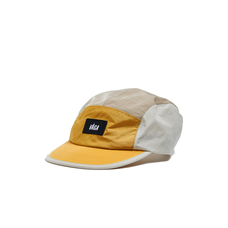 A VAGA Unisex Pacer Cap in the Burnt Yellow/Taupe colourway. (8596344864930)