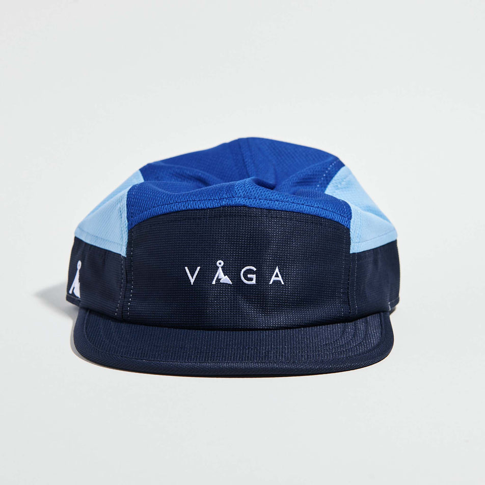Front view of the VAGA Club Cap in the Bluebird colourway. (8751079162018)