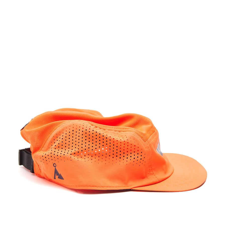 A VAGA Unisex Feather Racing Cap in the Neon Orange/Navy Blue colourway. (8551957168290)