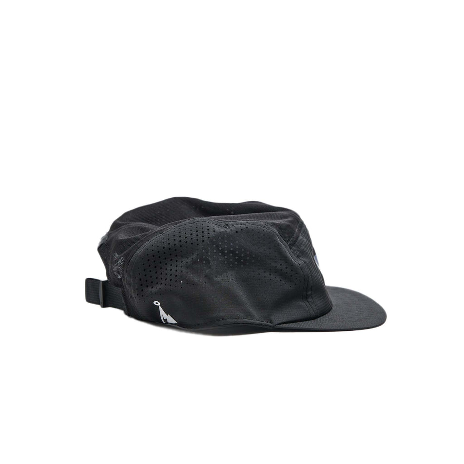 Right-hand side of a VAGA Unisex Feather Racing Cap in the Storm Black colourway (8500305494178)