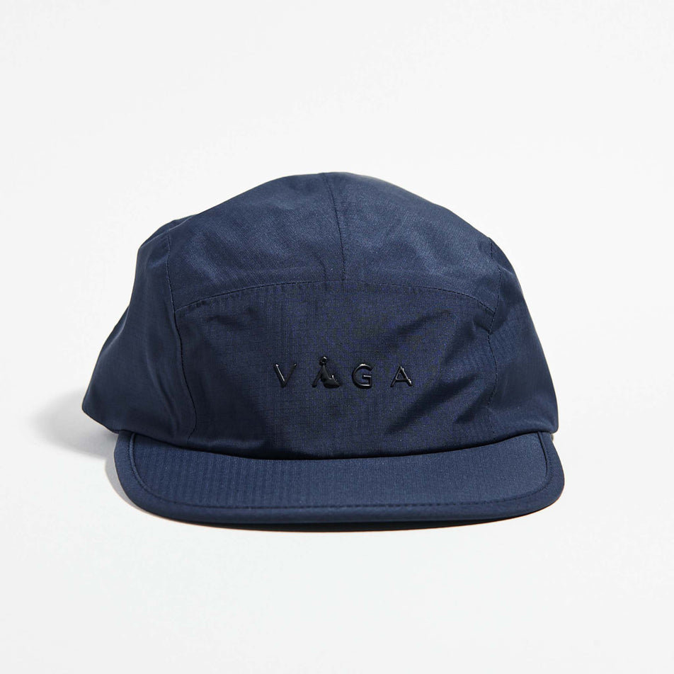 Front view of the VAGA Unisex Fell Cap 2.0 in the Navy Blue colourway. (8751110553762)