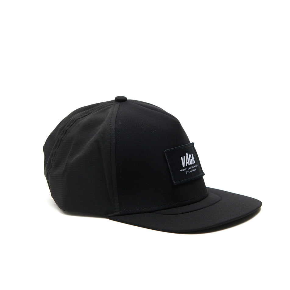 A VAGA Unisex Trucker Cap in the Storm Black colourway. (8551962902690)
