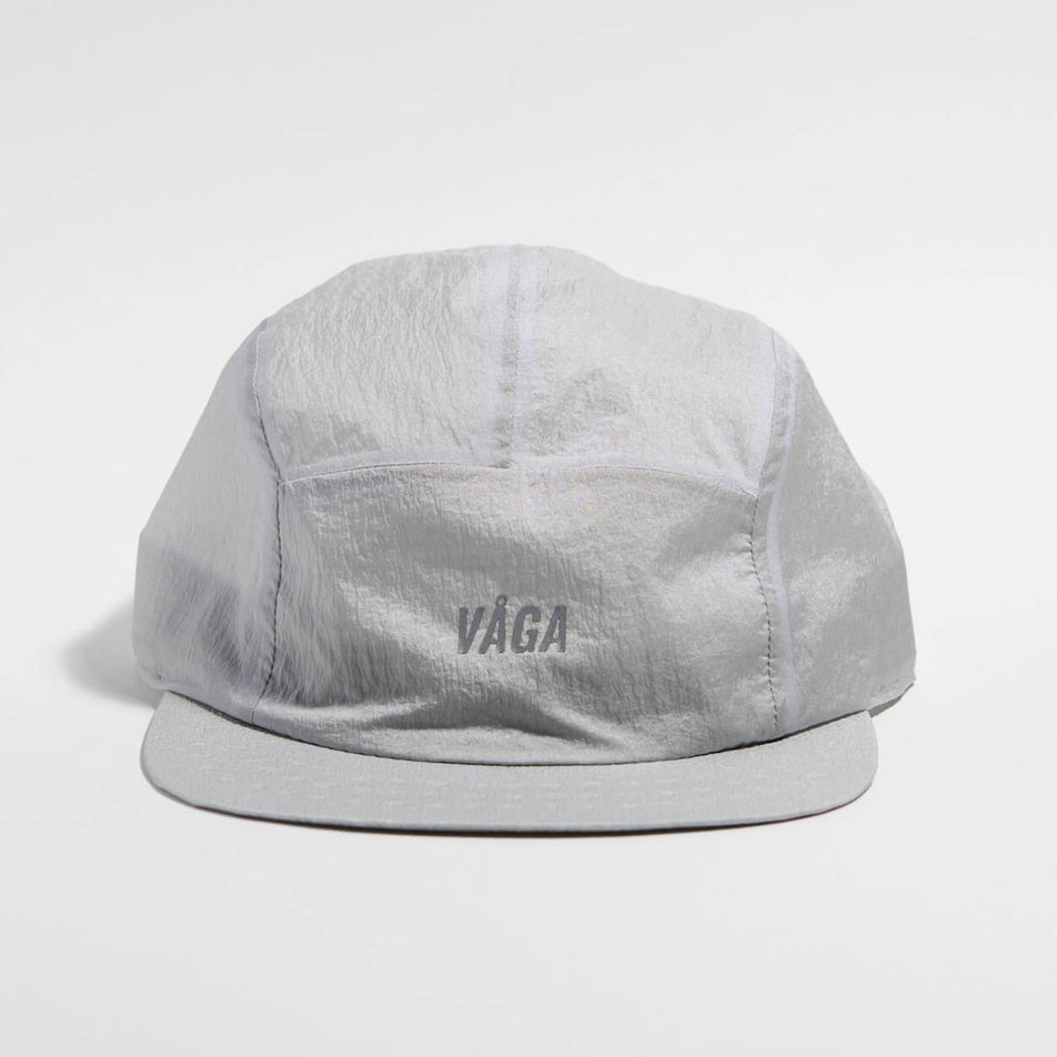 Front view of the VAGA Unisex Wind-resistant Cap in the Light Grey colourway.
