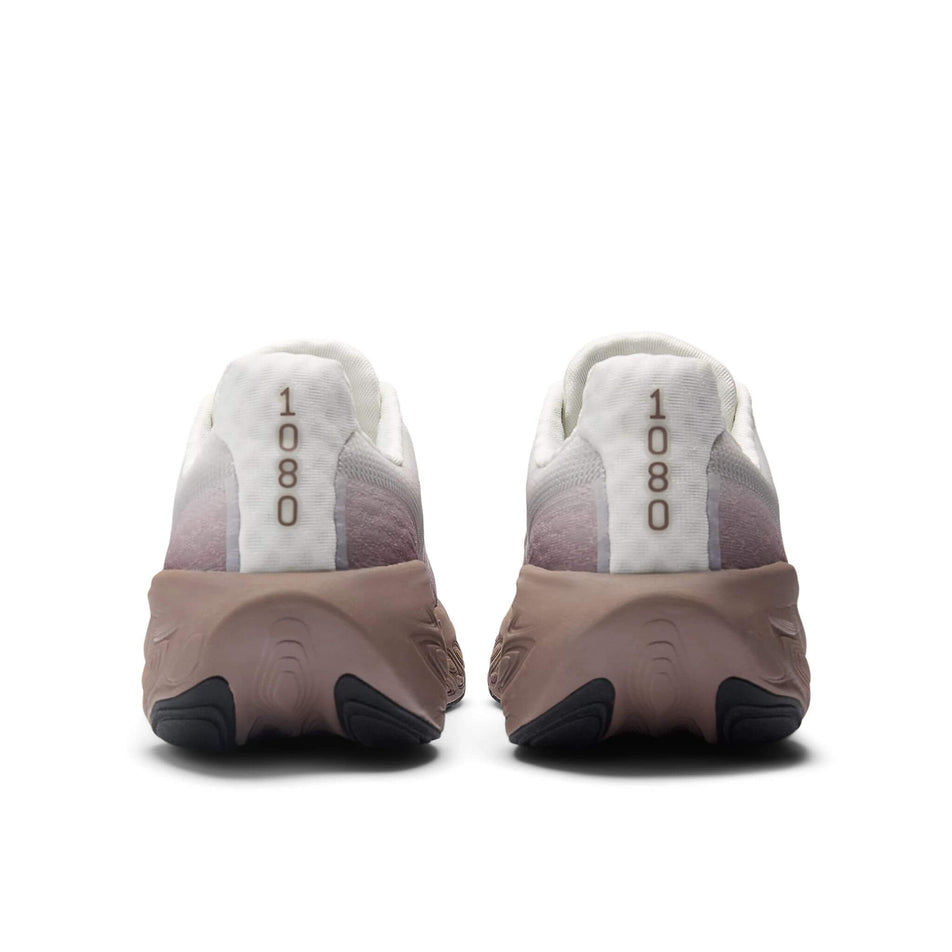 The back of a pair of New Balance Women's Fresh Foam X 1080 V14 Running Shoes in the Earth Shadow colourway. (8677167890594)